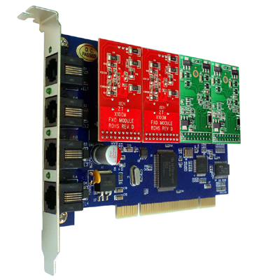 Asterisk PCI Dahdi Card wildcard tdm400p